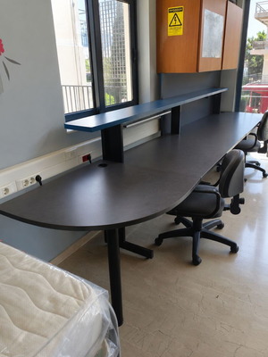 Reception desk set used, laminate, corner or separate use