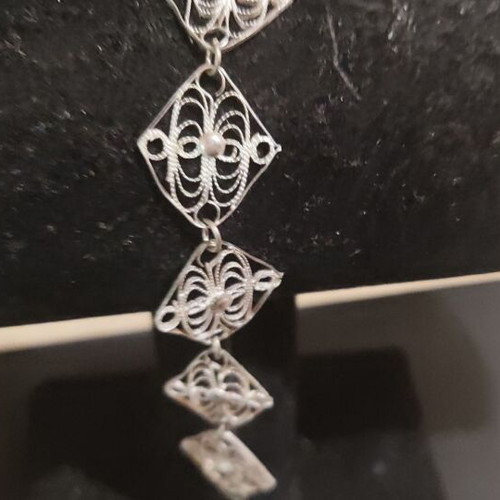 Silver 925 bracelet handmade filigree new