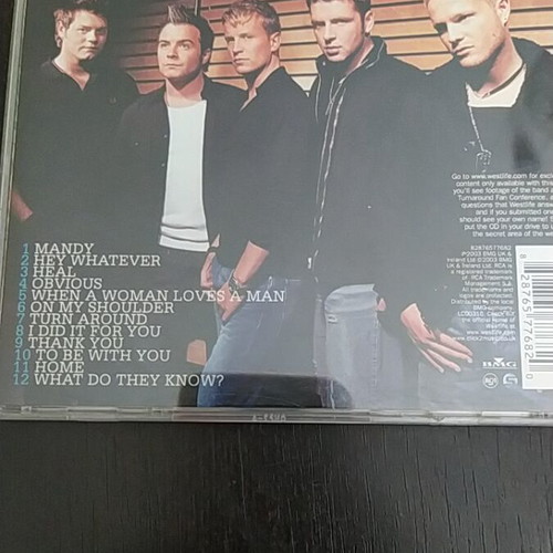 Westlife Turnaround CD like new