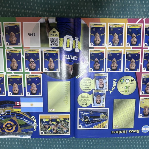 Panini Official Sticker Album 2021 used, partial completion