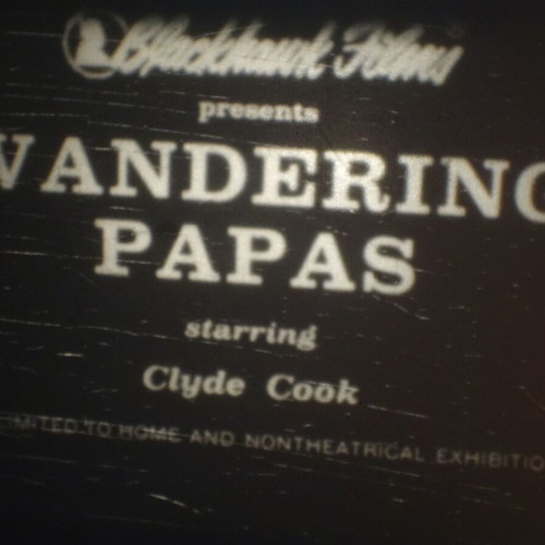 Wandering Papas Super 8mm silent film like new, comedy