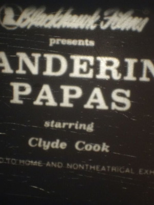 Wandering Papas Super 8mm silent film like new, comedy