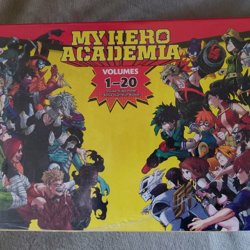 My Hero Academia manga box set volumes 1-20, sealed