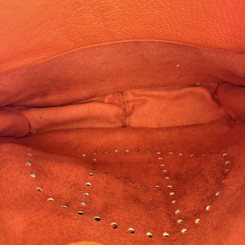 Hermès Evelyne PM Orange Clémence Leather Crossbody Bag