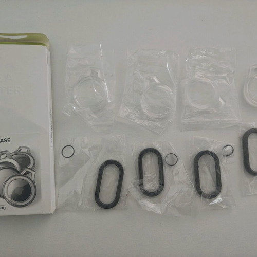 AirTag case pack of 4 Ringke Slim Clear like new
