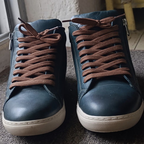 Safe Step leather ankle boots size 35 new, green