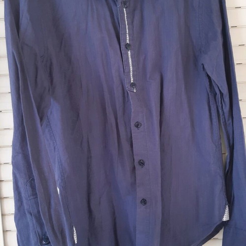 Men's linen shirt Baker's size S used, blue