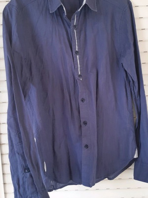 Men's linen shirt Baker's size S used, blue