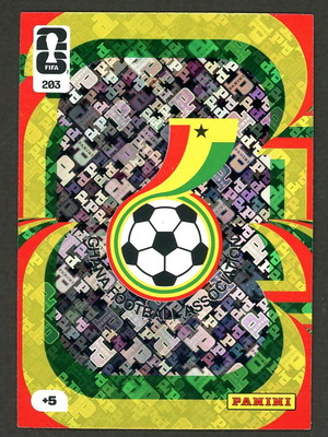 2026 Panini World Cup Adrenalyn XL Team Badge Ghana like new