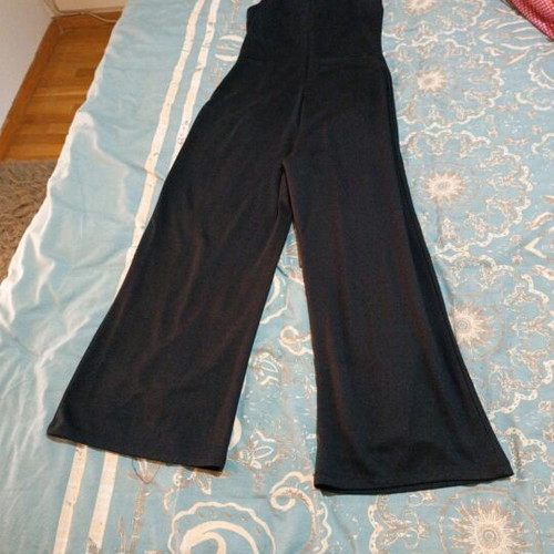 Jennyfer one-piece jumpsuit like new, size M, black and beige