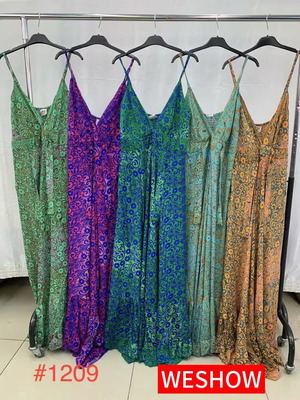Indian dress new, one size, multicolor