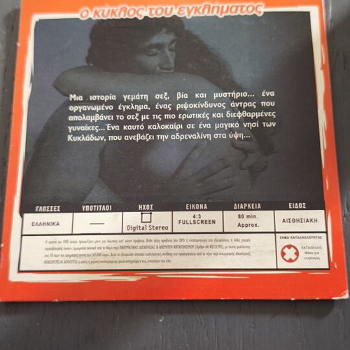 O Kyklos Tou Egklimatos DVD used, erotic content