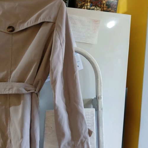 Women's cotton trench coat "Harpia" like new, beige, size XXXL