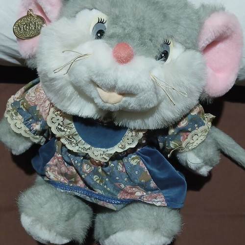 Vintage Noel Plush Mouse 1992 like new, 30cm height