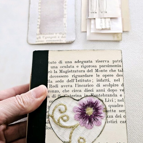 The Purple Heart notebook handmade like new