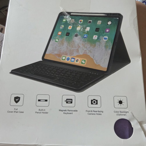 Wireless Keyboard Case for 10.9/11in iPad Pro and Air New with Pencil Holder