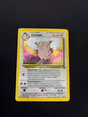 Clefable Jungle Set Nintendo Pokemon TCG holo rare used