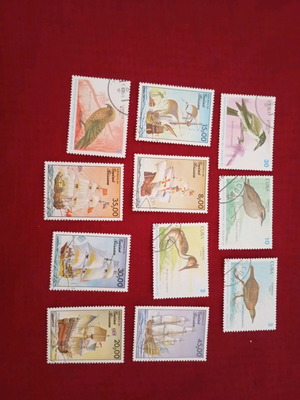 Stamps new, pack of 11 from Cuba 1990