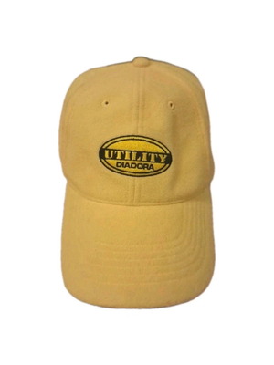 Diadora Utility Fleece Hat Cap Yellow New Adjustable