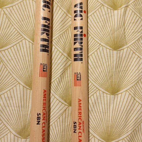 Vic Firth American Classic 5BN drumsticks new, nylon tip