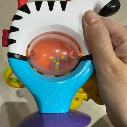 Fisher Price Activity Zebra with Suction Cup like new