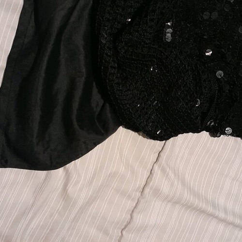 Zara evening dress like new, black with sequins size M