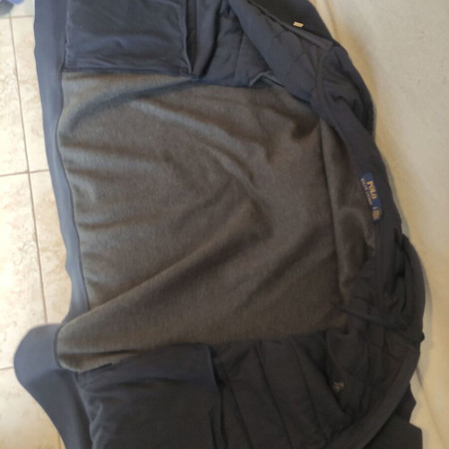 Polo Ralph Lauren jacket like new, size Large, gray and blue