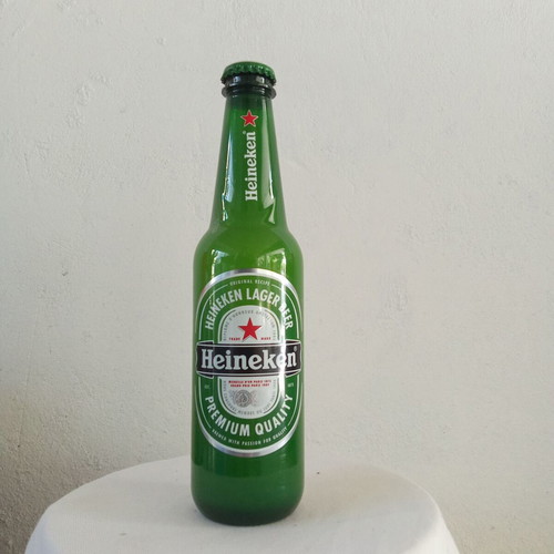 Heineken collectible rare plastic beer bottle, Greek