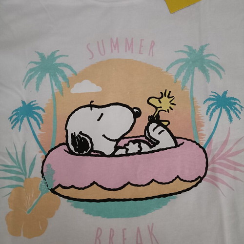 Snoopy and Woodstock Peanuts T-shirt new, XL, white
