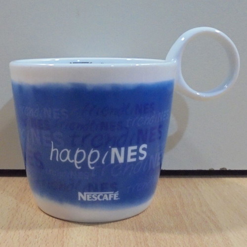 Nescafe Happines promotional porcelain mug used