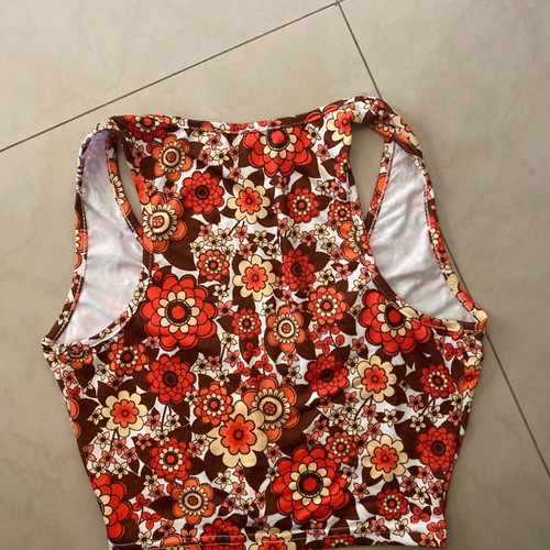 Shein top brown size XS, new
