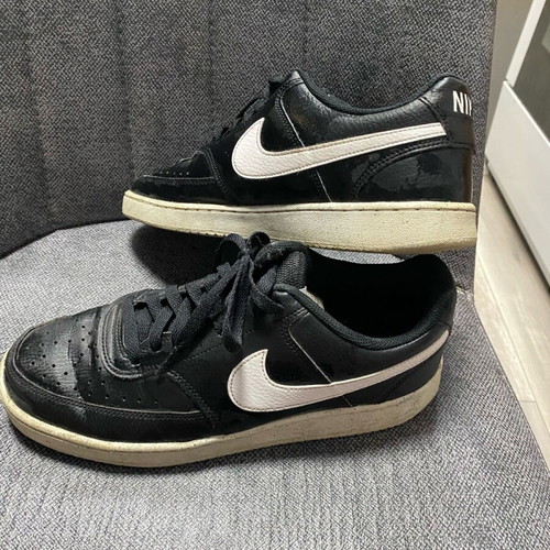 Nike black sneakers used, size 43