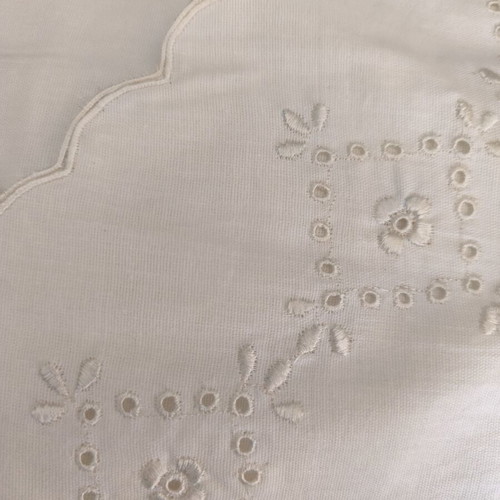 Bed sheet set new, 100% cotton with embroidery