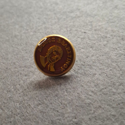 Collectible pin of Velestino Municipality Rigas Feraios like new