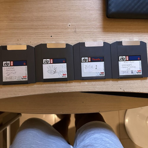 Iomega Zip Floppy Disks like new