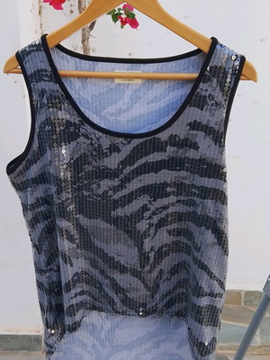 Numph Sequin Top Size L/XL Like New