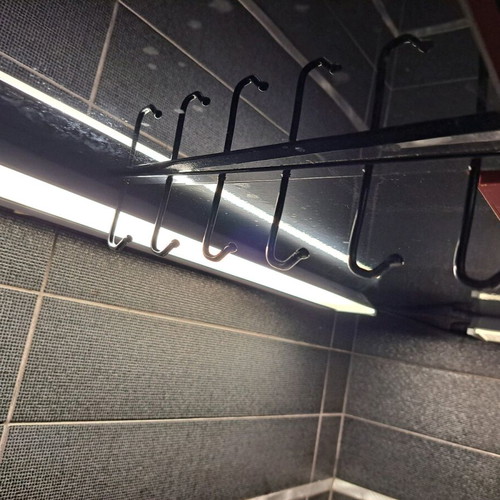 Metal kitchen rack with 6 hooks new