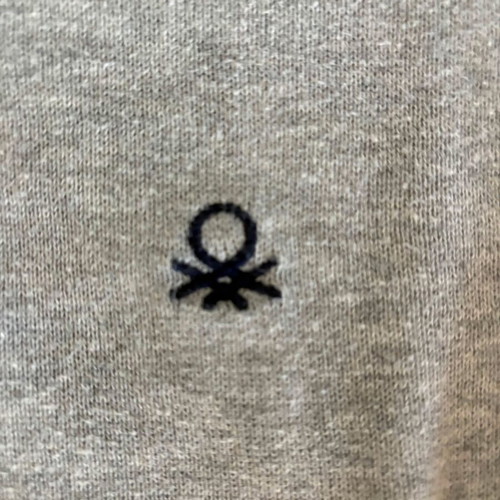Benetton cardigan used, gray, size XS for 14 years old