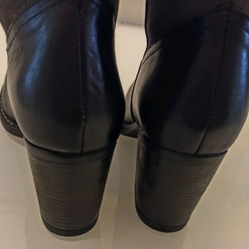 Bournazos boots new, leather, size 40, black and gray