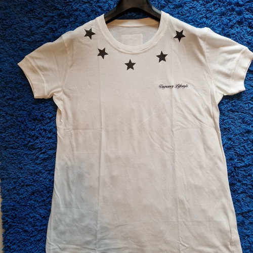 Vagrancy T-shirt used, size M, white