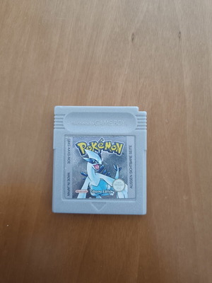 Pokemon Silver κασέτα Game Boy μεταχειρισμένη, γερμανική έκδοση, χρειάζεται αλλαγή μπαταρίας