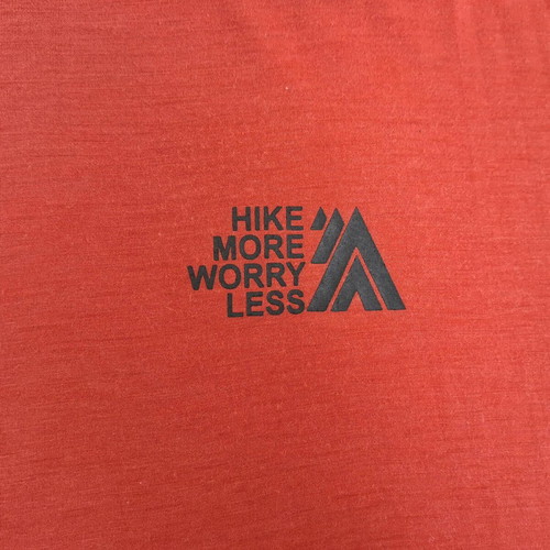 OCK men's t-shirt used, merino wool blend, size XL, red