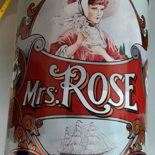 Mrs. ROSE empty coffee tin used