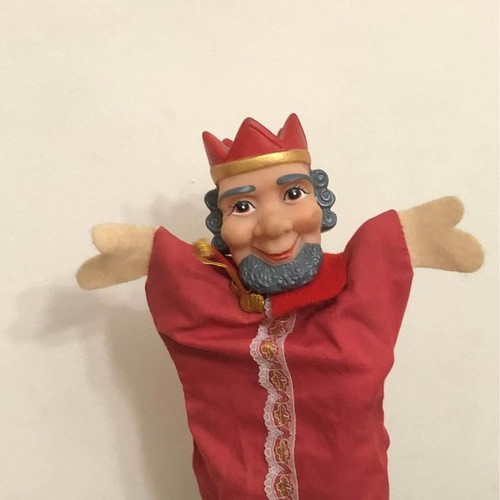 Hand puppet used from Czechia and France for children's hands