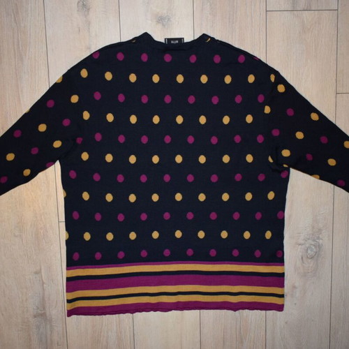 Bitte Kai Rand Copenhagen Merino Wool Polka Dot Sweater size M like new
