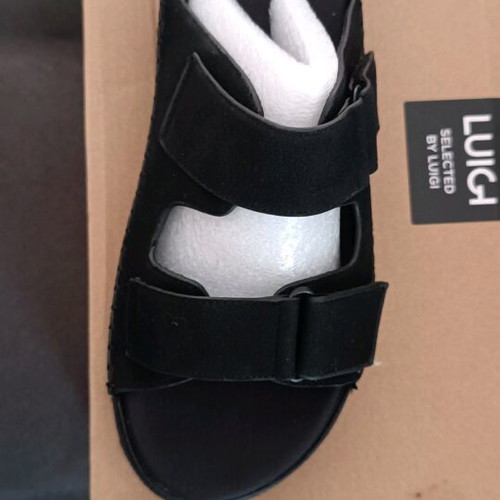 Luigi flatform sandals new, black, size 39