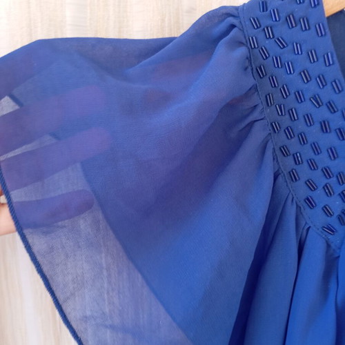 Blue dress like new, size M