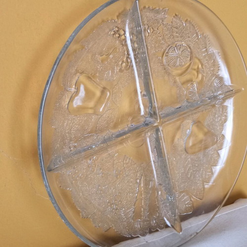 Γυάλινη πιατέλα διαμέτρου 34cm