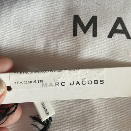 Marc Jacobs crossbody bag, navy blue with gold hardware