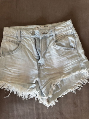 Women's denim shorts used Star Body H white XS